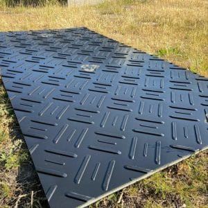 Danrec Xtreme Køreplade Sort 200x100x1,8 cm Genbrugsplast