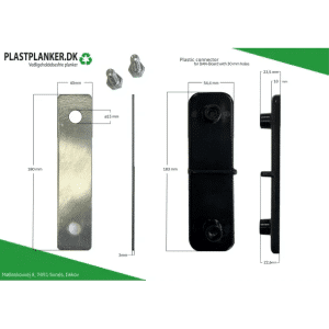 Plast connector til køreplader Default Title Danrec